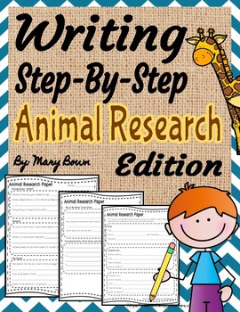 Preview of Writing Step-By-Step Animal Research