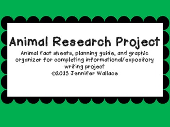 animal research project teachers pay teachers