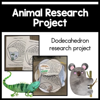 Preview of Animal Research Project | Science Project | PBL