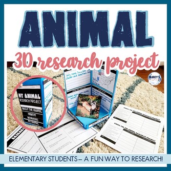 Preview of 2nd Grade Animal Research Projects, Animal Research Project 3rd Grade 4th Grade