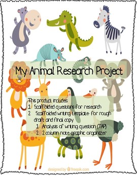 Preview of Animal Research Project