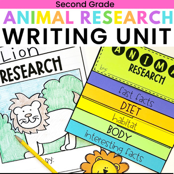 Preview of Animal Research Project Report l Writing Unit l 1st, 2nd, 3rd Grade l Worksheets