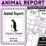 Animal Research Project Booklet | Information Report Templ