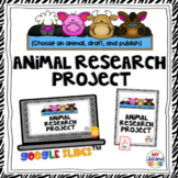 Animal Research Project| Digital |Printable|Choose an Anim