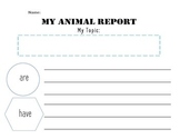 Animal Research Project Graphic Organizer
