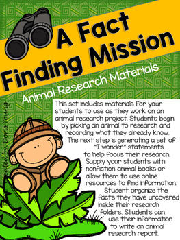 Animal Research Project Materials