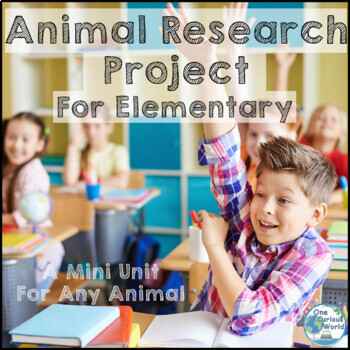 Preview of Animal Research Project Mini Unit For Any Animal and Distance Learning