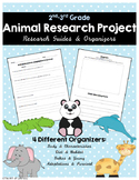Animal Research Project Organizers for 2nd & 3rd Grade