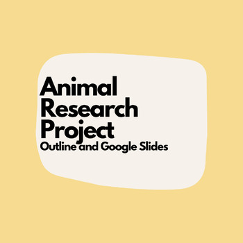 Preview of Animal Research Project - Outline and Presentation (Animal Defense Mechanisms)