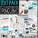 Animal Research Project - Penguins Differentiated Texts - 