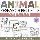 Animal Research Project Pets Set | Informational Writing |