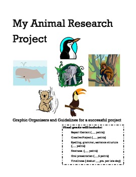 Preview of Animal Research Project- Ready to Go!