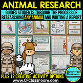 END OF YEAR ACTIVITY animal research project report graphic organizer template