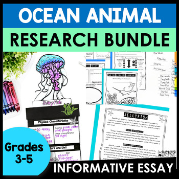 Animal Research Project | Animal Research Report Template | Sea Animals