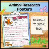 Animal Research Posters: 141 Animal Options!