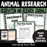 Animal Research Project Templates PRINT and for Google Slides™