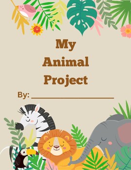 Preview of Animal Research Project and Informational Essay Unit