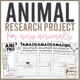 Animal Research Project Templates for ANY Animal