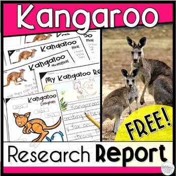 Preview of Animal Research Project for Kangaroos - Free