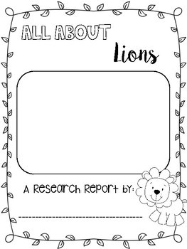 Animal Research Project/Report by Miss Gorton's Class | TPT