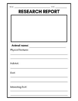 Preview of Animal Research Report