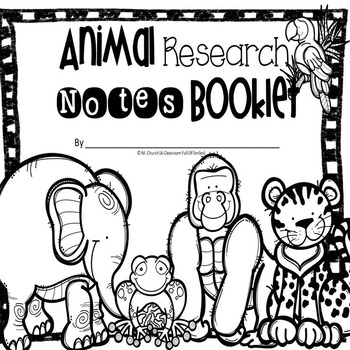 Animal Research Report : Lap Book, PowerPoint, Notes Packet, & Research ...