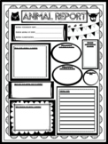 Animal Research Report Poster Print & Go Grade Three Alber