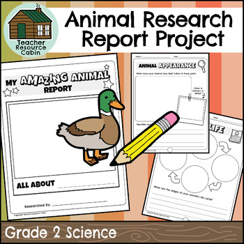 2nd grade animal research project template