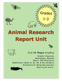 Science Animal Research Report Project Booklet