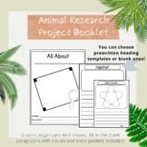 Animal Research Report Writing Booklet (+ SUPER SCAFFOLDS 