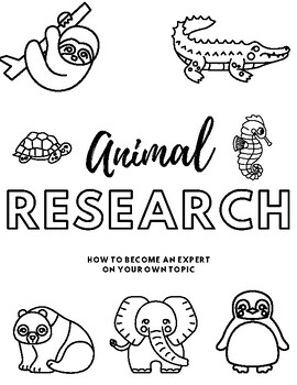 Preview of Animal Research Template