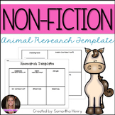 Animal Research Template FREEBIE