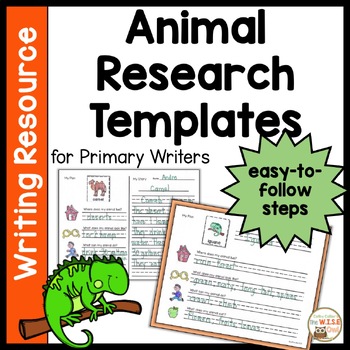 Preview of Animal Research for First Grade: Research Templates & Guides for K & 1st Ocean