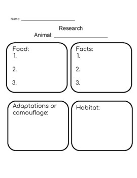 animal research writing paper