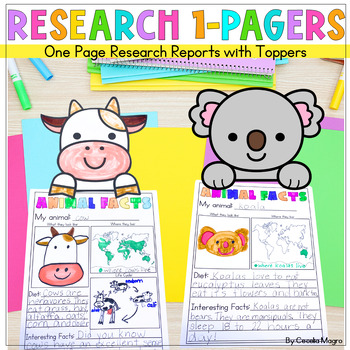Preview of Animal Research Writing and Craft One Pagers #catch24