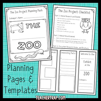 Animal Research and Ecosystems Zoo Project by Teacher Trap | TpT