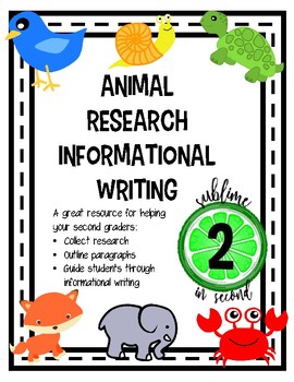 Preview of Animal Research and Informational Writing