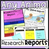 Animal Research and Informational Writing Graphic Organizer