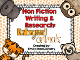 Animal Research and Non Fiction Writing: Endangered Animals