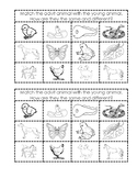 Animal Resemblance Matching Activity (2 per page)