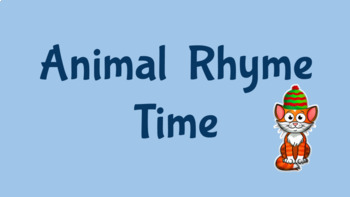 Preview of Animal Rhyme Time
