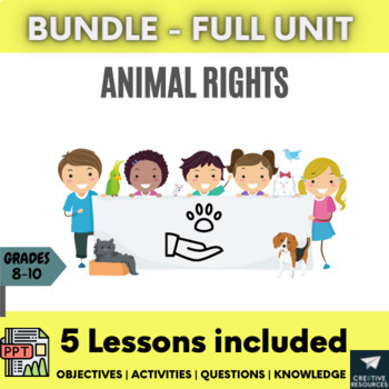 Preview of Animal Rights + Animal Testing: Religion Lesson Unit Plan Bundle