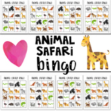 Animal Safari Bingo Game