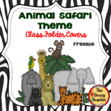 Animal Safari Print Take Home Folder Covers