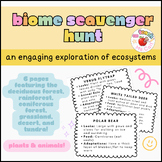 Biome Scavenger Hunt Cards