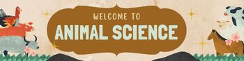Preview of Animal Science Google Classroom Header
