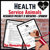 Preview of Animal Science Service Animal Research Project Vet Tech & Health