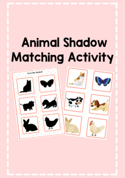 Animal Shadows Sorting Worksheet: Free Printable PDF for Kids