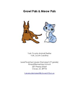 Preview of Animal Shelter Field Trip Information and Lessons