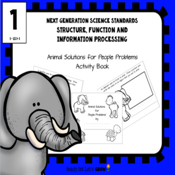Preview of Animal Solutions for People Problems Activity Book (NGSS 1-LS1-1)